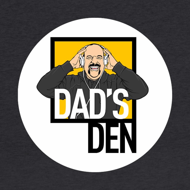 Dad's Den Logo (White) by Dad's Den